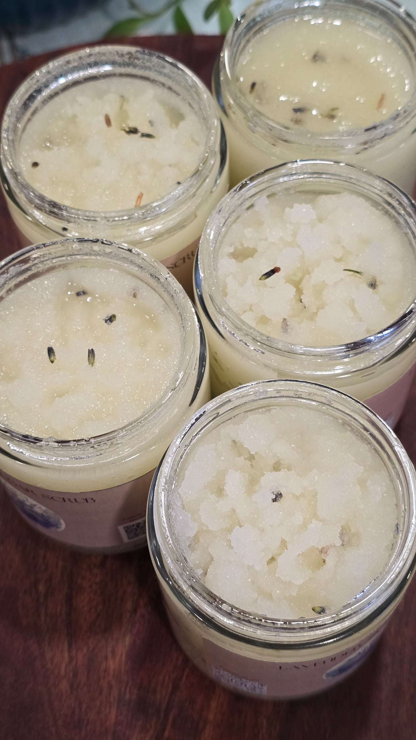 Lavender sugar scrub